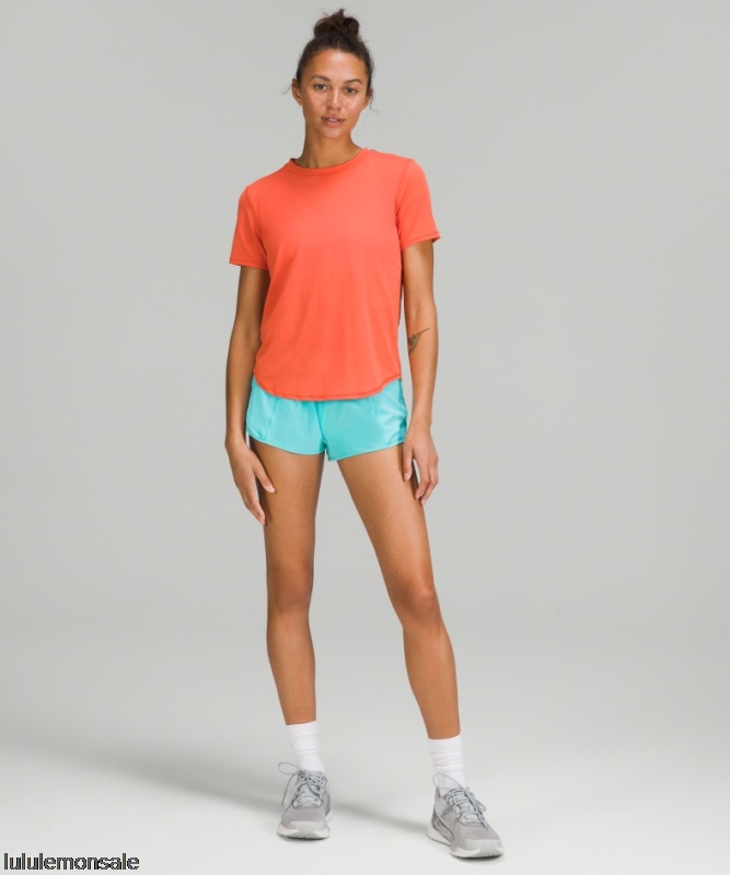 Lululemon Damen DELULU337 | Lululemon Deutschland Electric Türkis Hotty Hot Low-rise Gefüttert Short 25